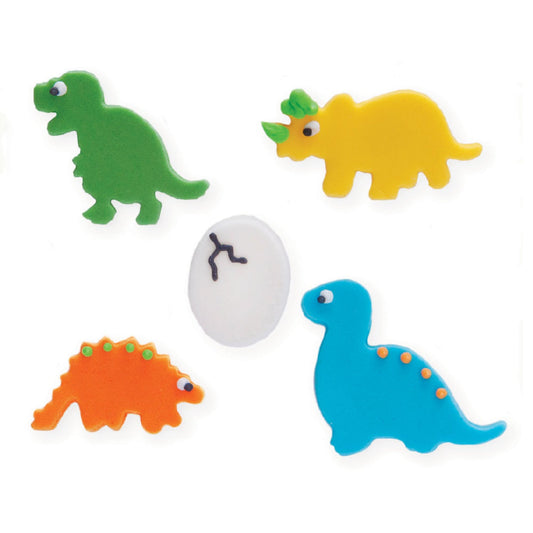 Baby Dino Sugar Toppers - Pack of 5