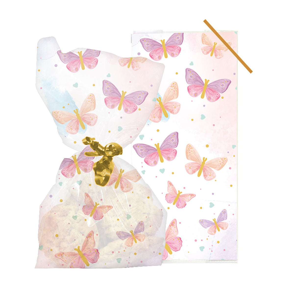 Butterfly Cellophane Bags - Pack of 20