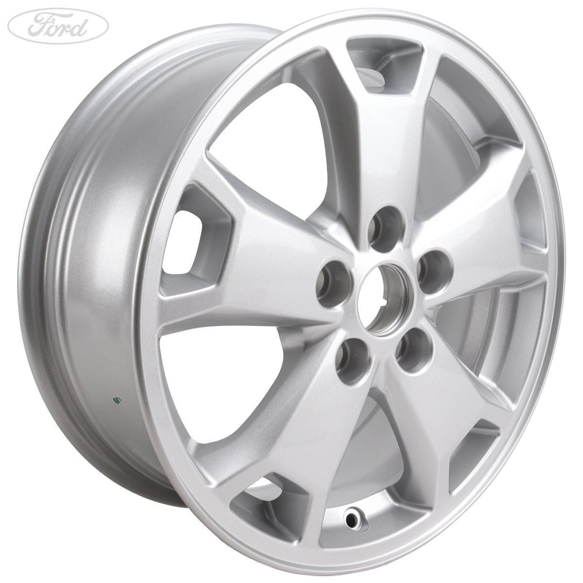 TRANSIT CONNECT 16" SET OF 4 ALLOY WHEEL 5X2-SPOKE DESIGN SILVER FINISH 2013-2022