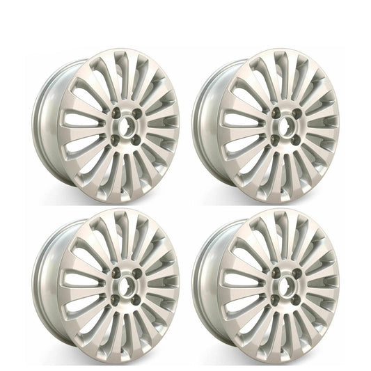 FIESTA 16" SET OF 4 ALLOY WHEELS 15-SPOKE DESIGN SILVER FINISH 2008-2012 2237340