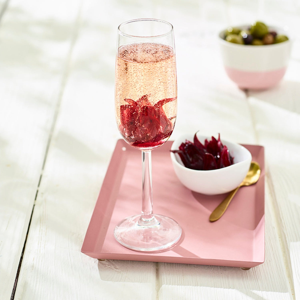 Wild Hibiscus Flowers In Syrup For Sparkling Drinks