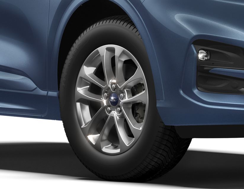 KUGA 17" SET OF 4 ALLOY WHEEL 5X2-SPOKE DESIGN SHADOW SILVER FINISH 2020-ON