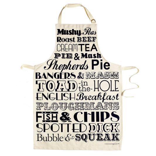 English Dinner Apron