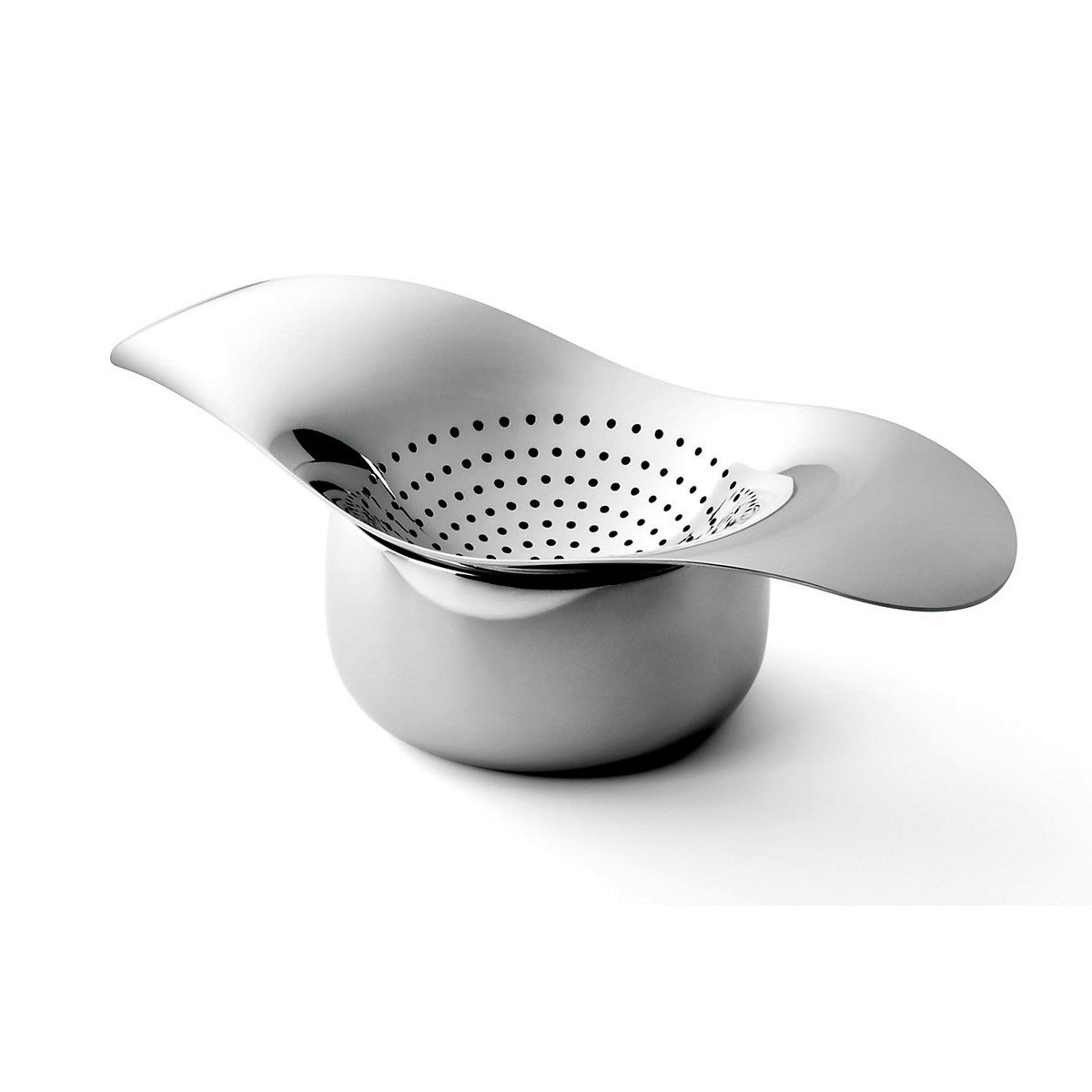 Robert Welch Drift Tea Strainer and Bowl Set