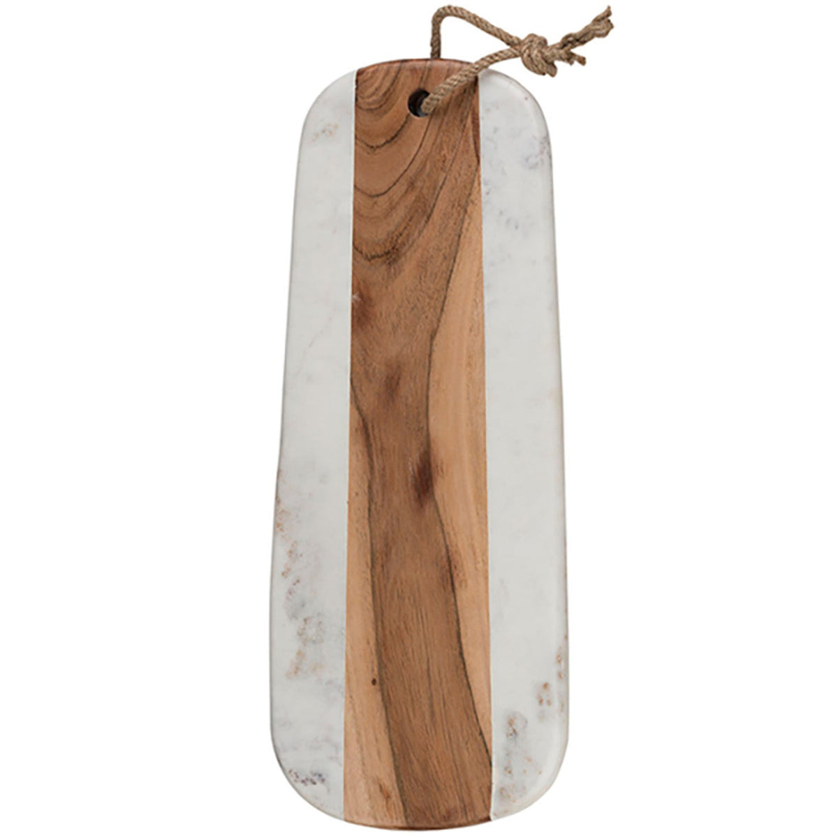 Naturals Long Marble Acacia Serve Board