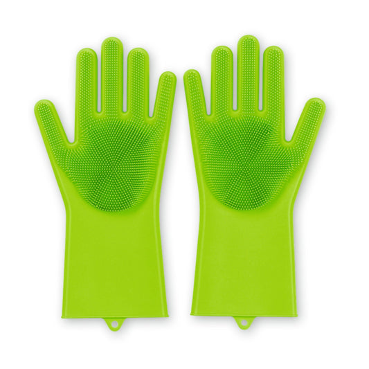Silicone Scrubby Cleaning Gloves – 1 Pair