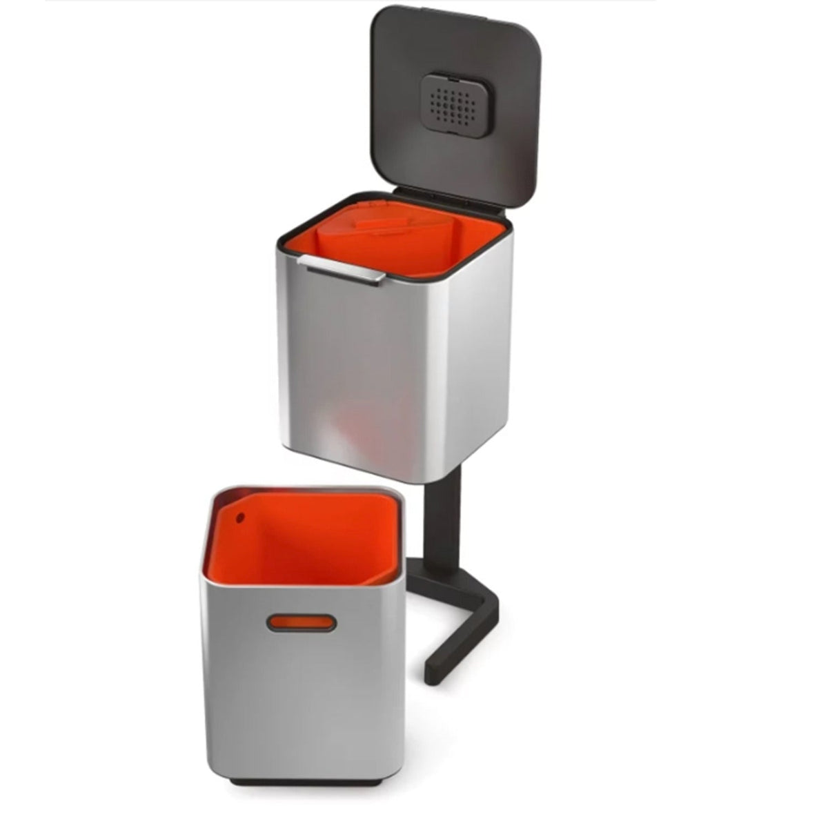 Joseph Joseph Totem Compact Waste Recycling Unit - Stainless Steel 40L