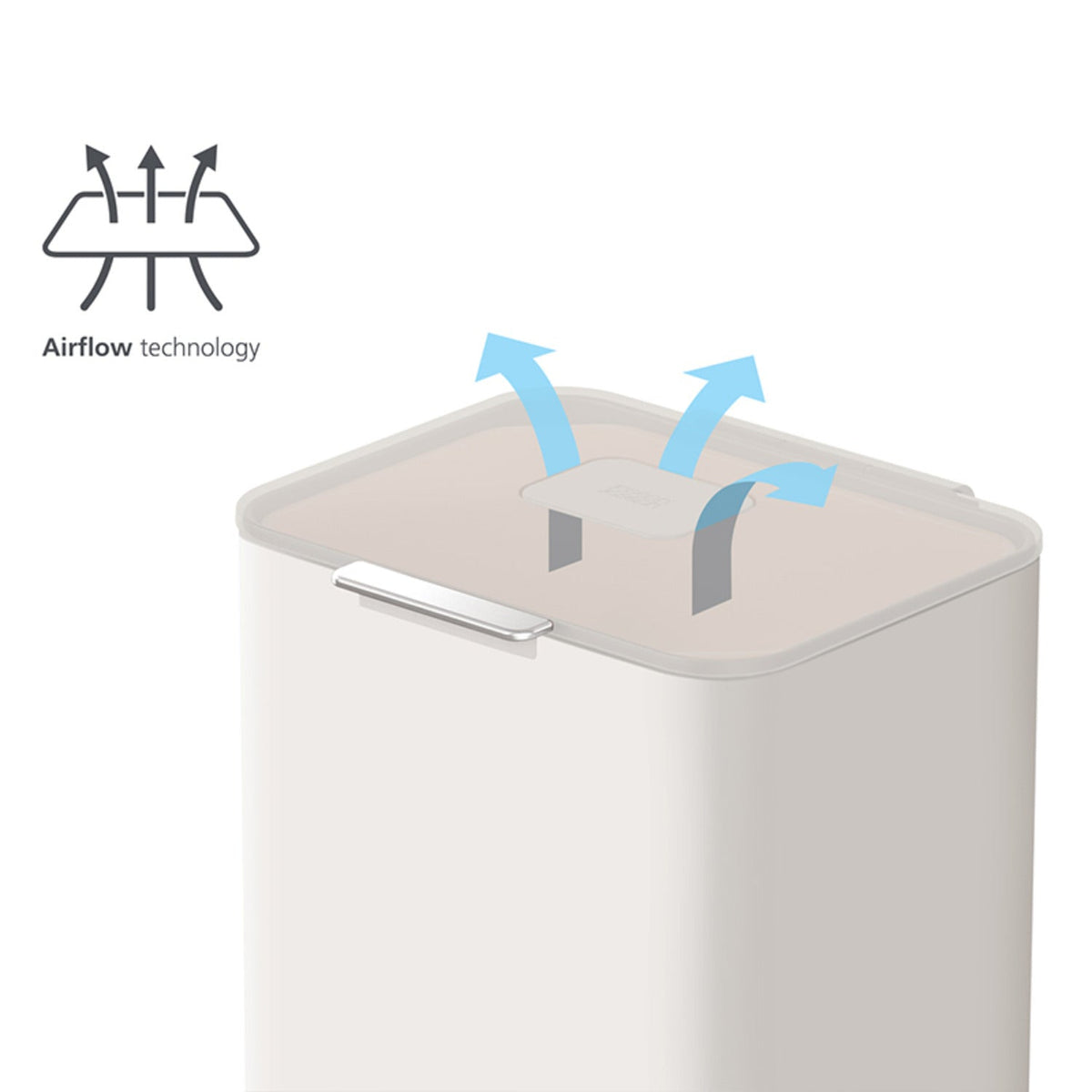 Joseph Joseph Totem Compact Waste Recycling Unit - Stone 40L