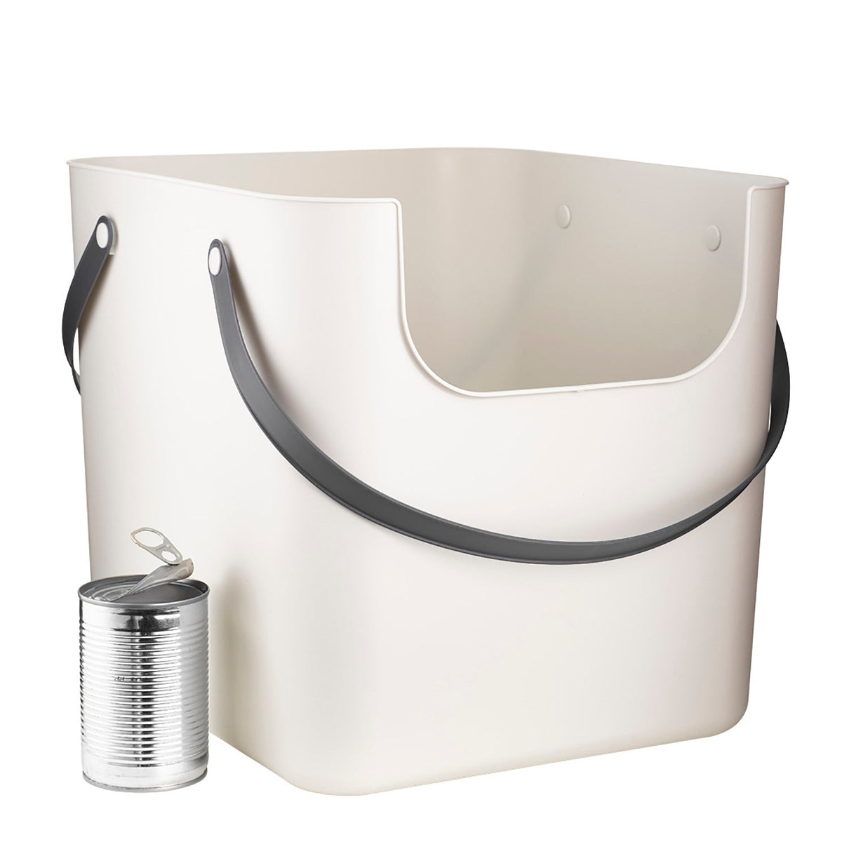 Rotho Albula Recycling Waste Bin Putty Colour 40L