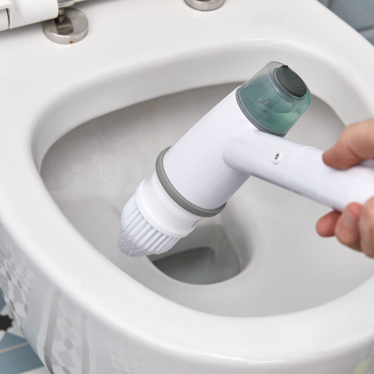 Lakeland Turbo Scrubber Cordless Bathroom Cleaning Kit
