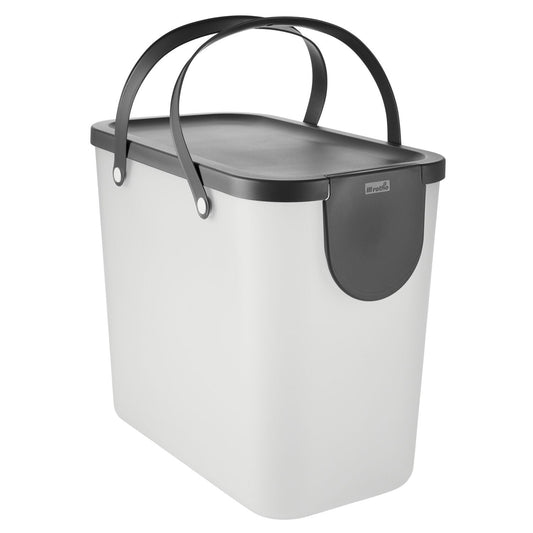 Rotho Albula Recycling Waste Bin Semi Clear – 25L