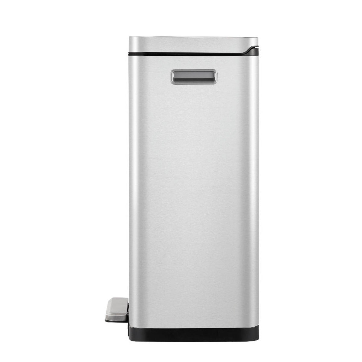 EKO® X Cube Kitchen Bin Brushed Stainless Steel 20+20L