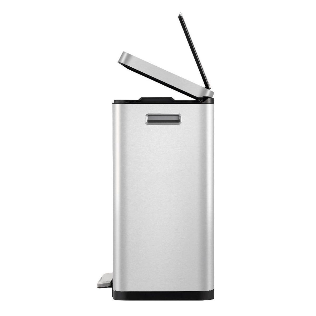 EKO® X Cube Kitchen Bin Brushed Stainless Steel 20+20L