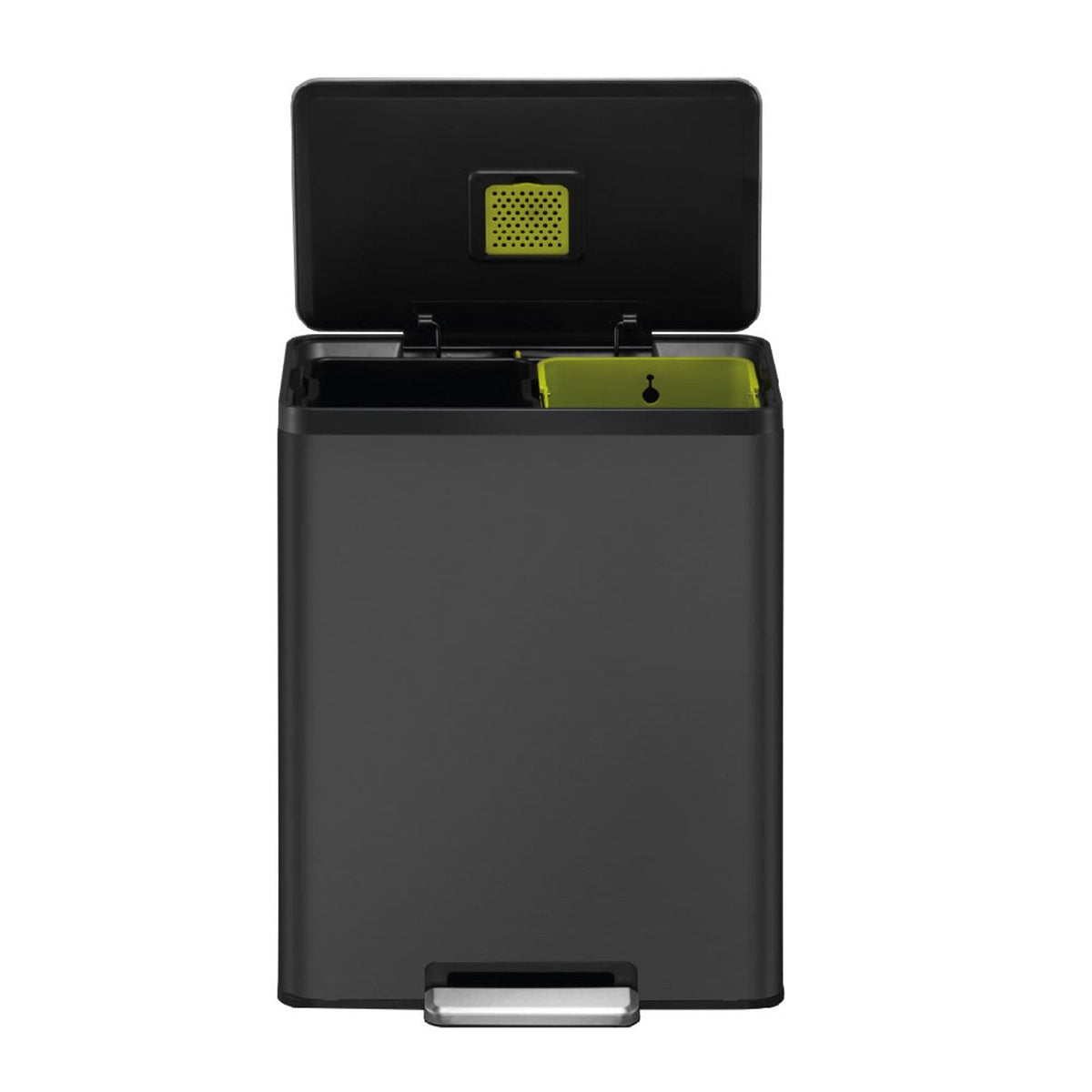 EKO® Ecocasa Black Recycling Bin Matt Black 30+30L