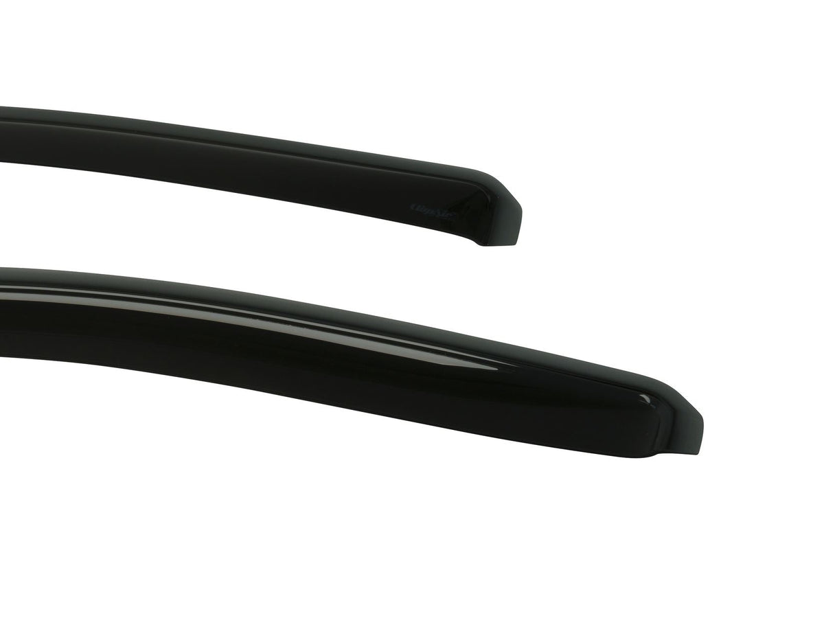CLIMAIR* FRONT WINDOW WIND DEFLECTORS BLACK FOR FORD RANGER P703 2023-ONWARDS