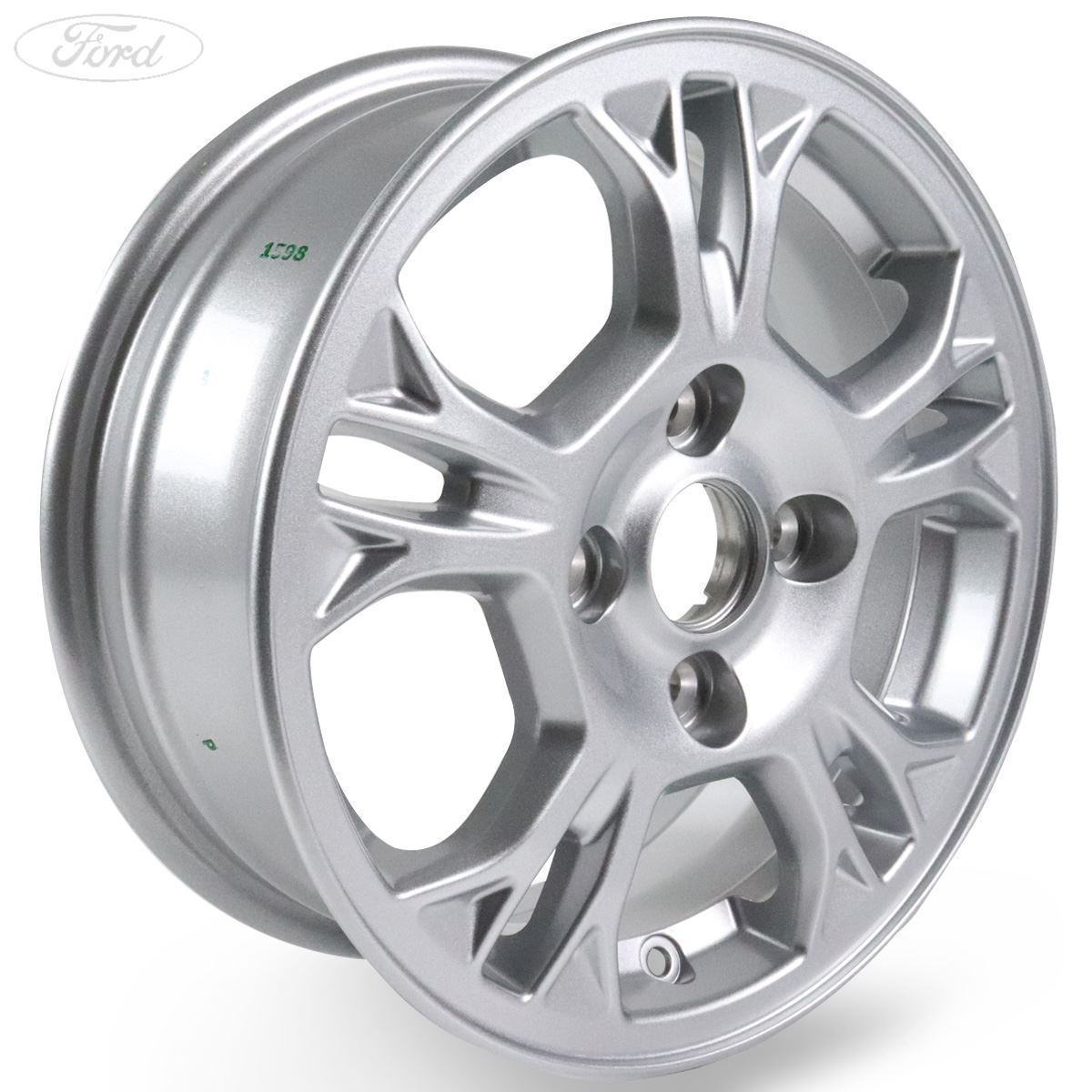 RANGER TKE 16" SET OF 4 ALLOY WHEELS 6X2-SPOKE DESIGN SPARKLE SILVER FINISH 2015-2023