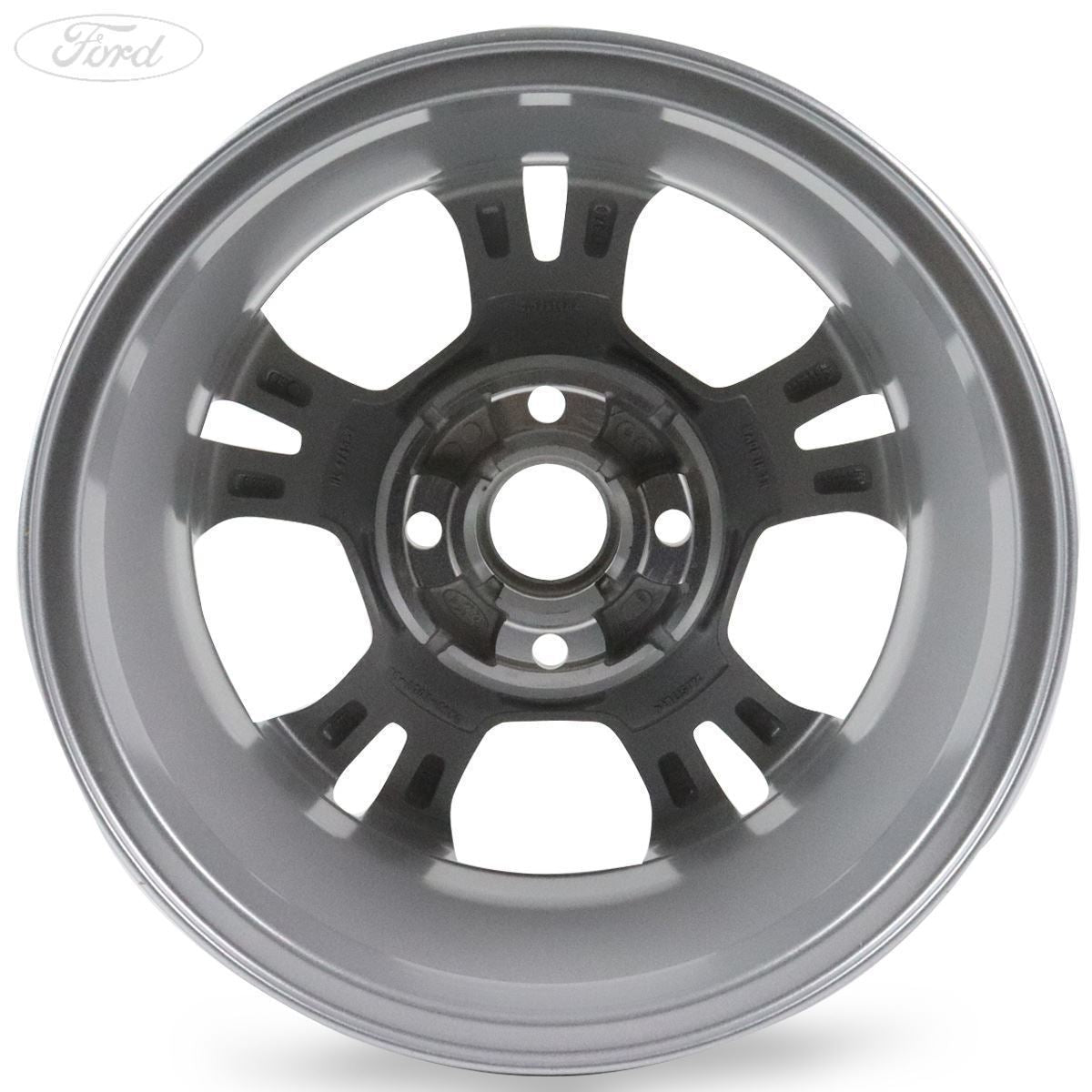 RANGER TKE 16" SET OF 4 ALLOY WHEELS 6X2-SPOKE DESIGN SPARKLE SILVER FINISH 2015-2023
