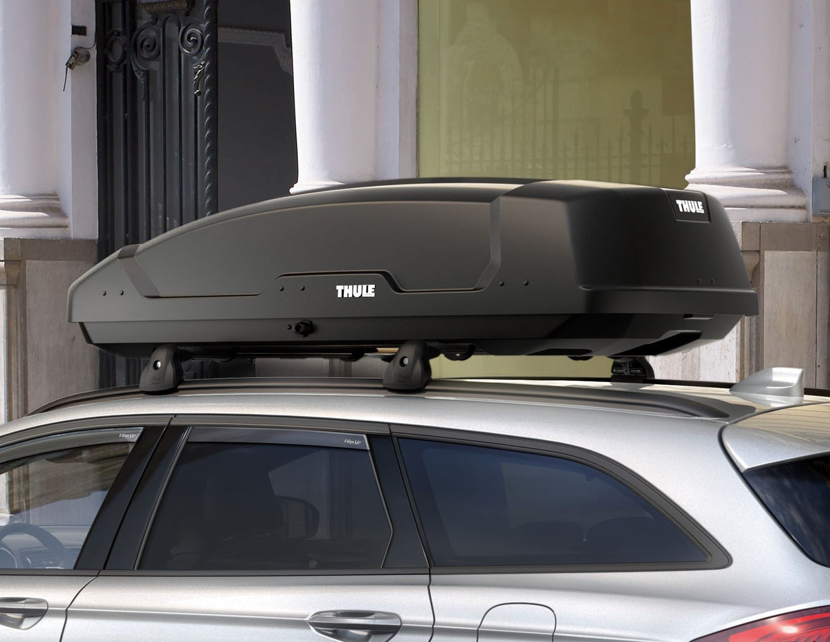 THULE* FORCE XT L 450L ROOF BOX LOCKABLE DUAL OPENING AEROSKIN MATT BLACK