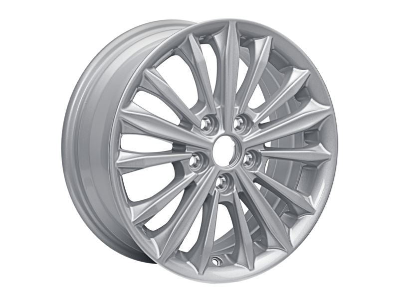 FOCUS 16" SET OF 4 SET OF 4 ALLOY WHEELS 15-SPOKE DESIGN SPARKLE SILVER FINISH 2018-2025