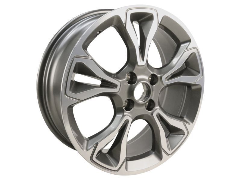 FIESTA 18" SET OF 4 SET OF 4 ALLOY WHEELS 5X2-SPOKE DESIGN ROCK METALLIC MACHINED FINISH 2017-2023