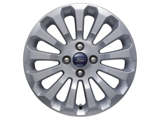 KA 15" SET OF 4 SET OF 4 ALLOY WHEELS 13-SPOKE DESIGN SILVER FINISH 2008-2016