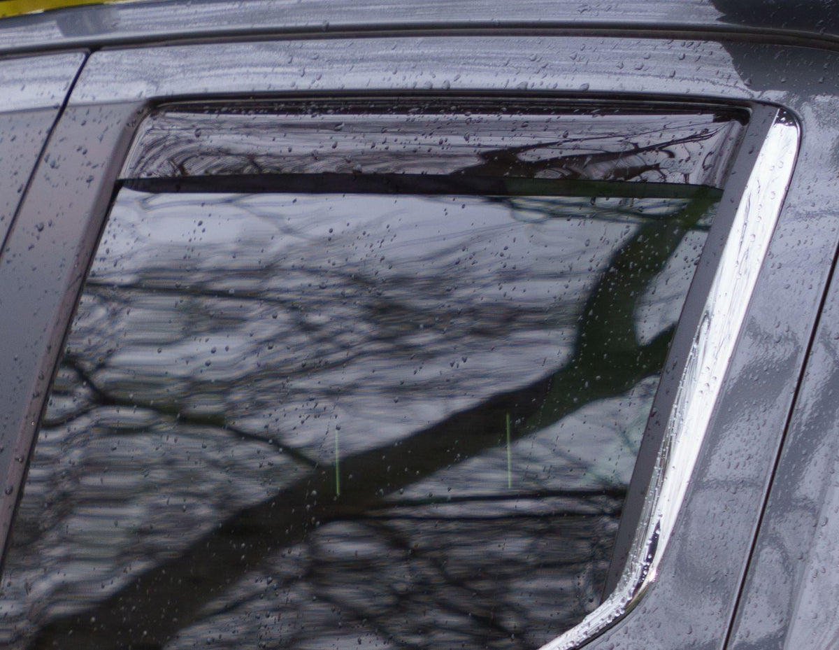 CLIMAIR* REAR WINDOW WIND DEFLECTORS BLACK FOR RANGER P703 2022-ONWARDS