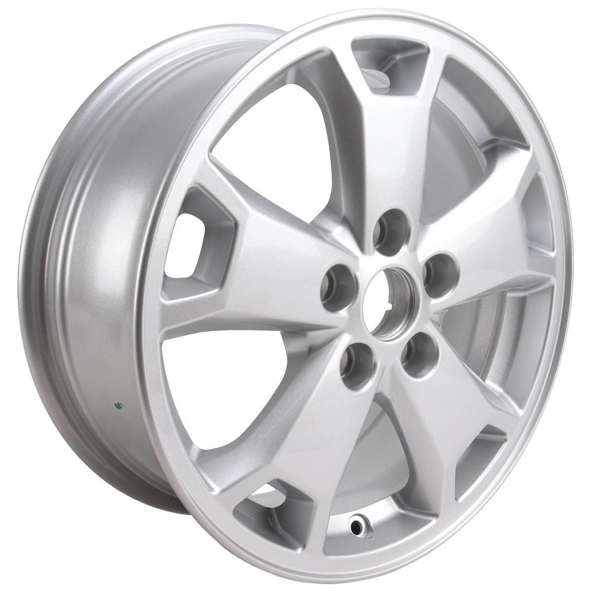 TRANSIT CONNECT 16" SET OF 4 ALLOY WHEEL 5X2-SPOKE DESIGN SILVER FINISH 2013-2022
