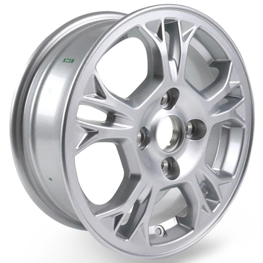 RANGER TKE 16" SET OF 4 ALLOY WHEELS 6X2-SPOKE DESIGN SPARKLE SILVER FINISH 2015-2023