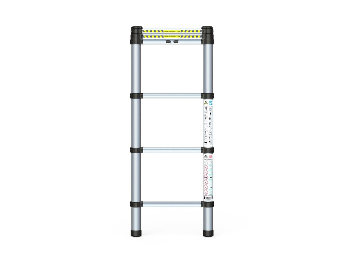 Q-TOP® (Q-TECH)* GET-UP TELESCOPIC LADDER WITH 4 STEPS