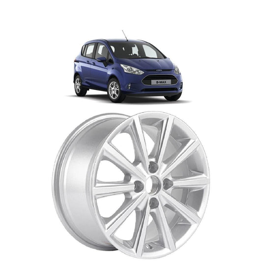 B-MAX 16" SET OF 4 ALLOY WHEEL 10-SPOKE DESIGN SILVER FINISH 2014-2017