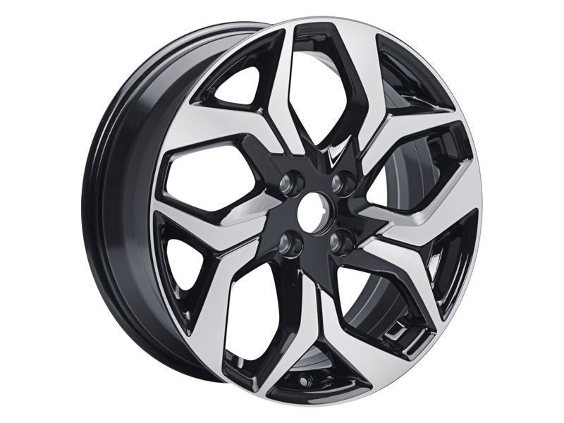 ECOSPORT 18" SET OF 4 ALLOY WHEELS 5-SPOKE DESIGN ABSOLUTE BLACK MACHINED FINISH 2017-2023 2265014
