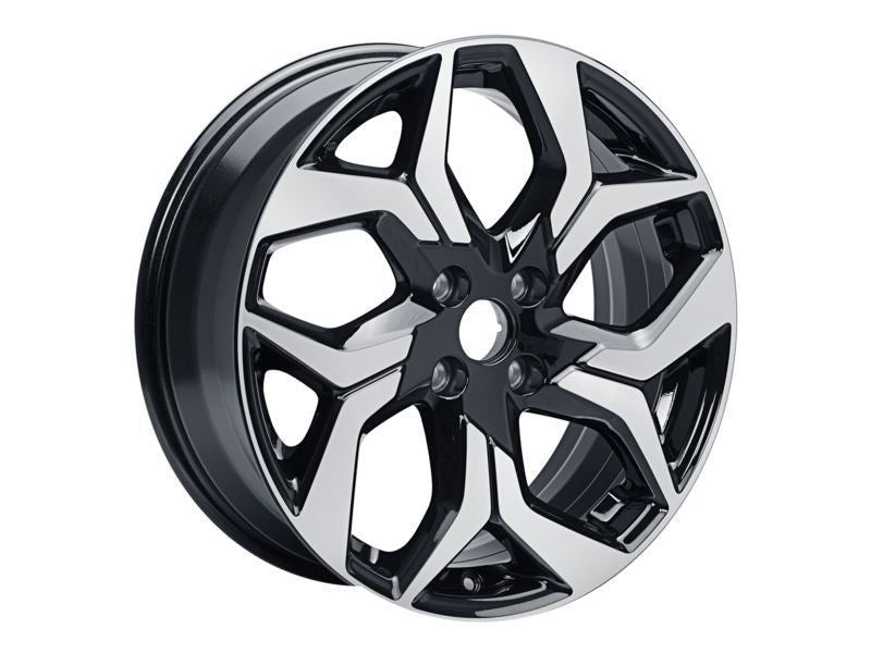 ECOSPORT 18" SET OF 4 ALLOY WHEELS 5-SPOKE DESIGN ABSOLUTE BLACK MACHINED FINISH 2017-2023 2265014