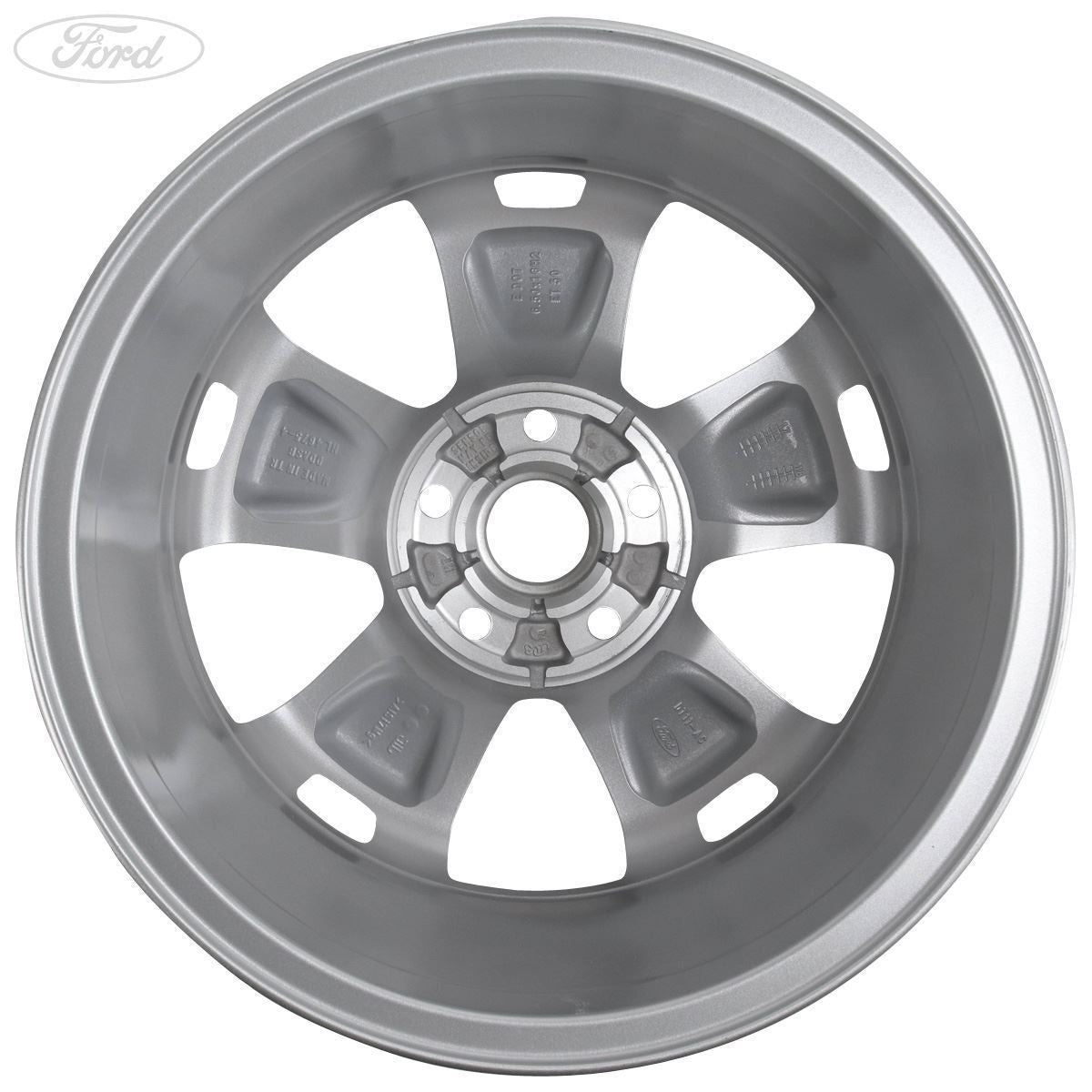 TRANSIT CONNECT 16" SET OF 4 ALLOY WHEEL 5X2-SPOKE DESIGN SILVER FINISH 2013-2022