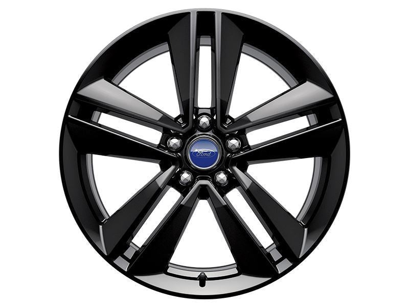 MUSTANG S550 19" SET OF 4 ALLOY WHEEL 5X2-SPOKE DESIGN EBONY BLACK FINISH 2015-2024
