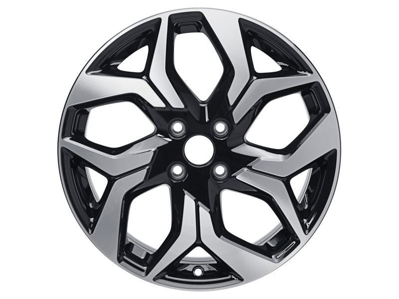 ECOSPORT 18" SET OF 4 ALLOY WHEELS 5-SPOKE DESIGN ABSOLUTE BLACK MACHINED FINISH 2017-2023 2265014