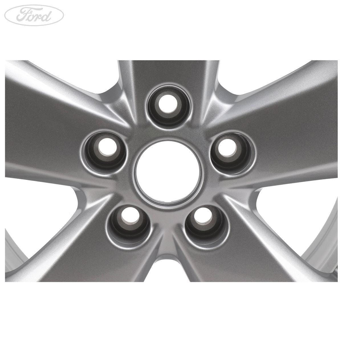 TRANSIT CONNECT 16" SET OF 4 ALLOY WHEEL 5X2-SPOKE DESIGN SILVER FINISH 2013-2022