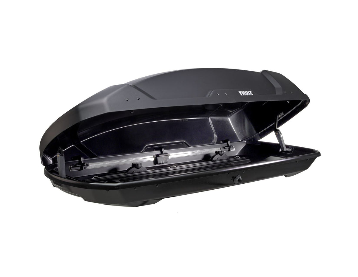 THULE* FORCE XT L 450L ROOF BOX LOCKABLE DUAL OPENING AEROSKIN MATT BLACK
