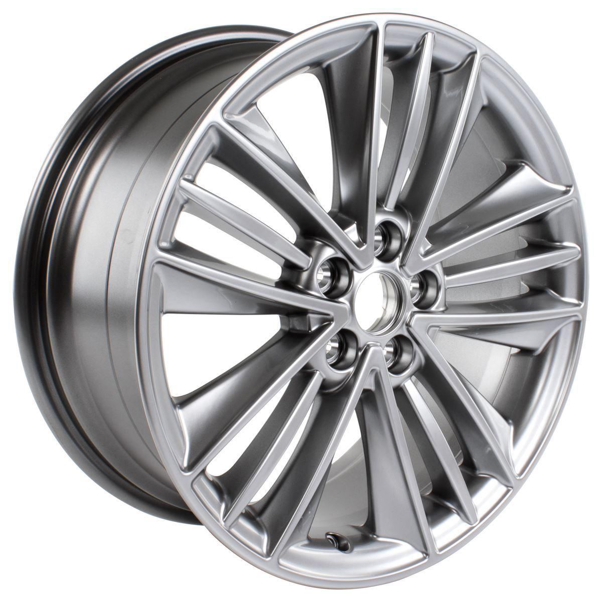 FOCUS MONDEO 18" SET OF 4 ALLOY WHEEL 5X3-SPOKE DESIGN LUSTER NICKEL FINISH 2019-2025