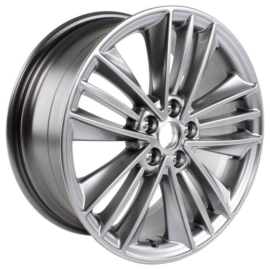 FOCUS MONDEO 18" SET OF 4 ALLOY WHEEL 5X3-SPOKE DESIGN LUSTER NICKEL FINISH 2019-2025