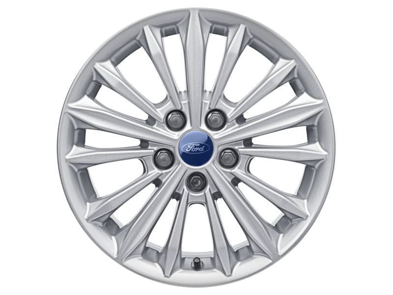FOCUS 16" SET OF 4 SET OF 4 ALLOY WHEELS 15-SPOKE DESIGN SPARKLE SILVER FINISH 2018-2025