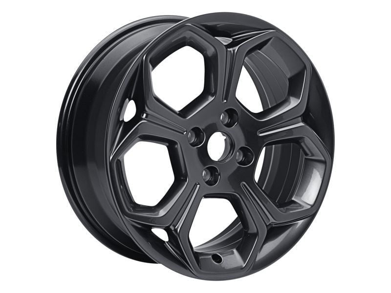 ECOSPORT 17" SET OF 4 ALLOY WHEEL 5-SPOKE DESIGN TARNISHED DARK METALLIC FINISH 2017-2023