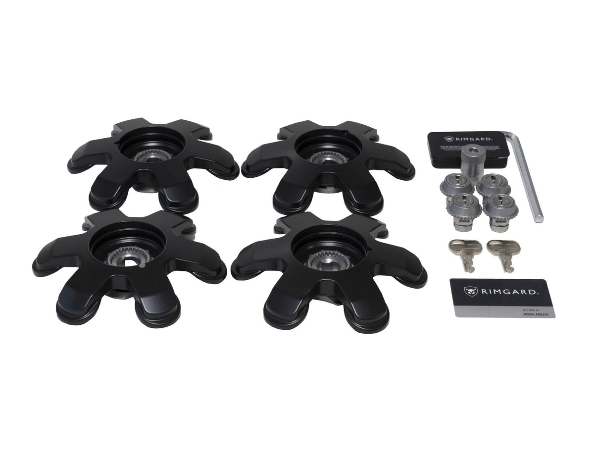 RANGER 01/2012-06/2022 RIMGARD®* WHEEL LOCK SET OF 4,BLACK
