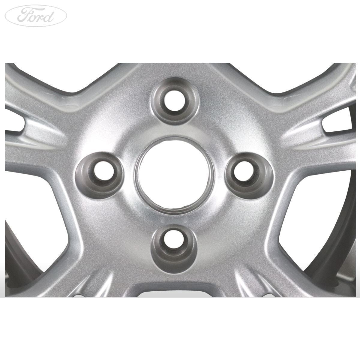 RANGER TKE 16" SET OF 4 ALLOY WHEELS 6X2-SPOKE DESIGN SPARKLE SILVER FINISH 2015-2023