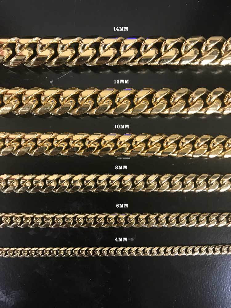 Miami Cuban Chain Yellow Gold
