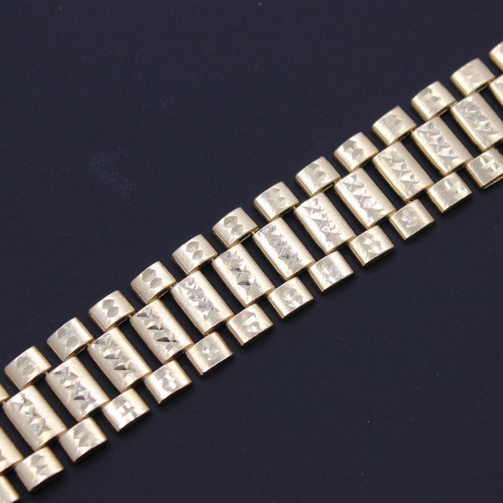 President Hip Hop Bracelet DC 10K Yellow Gold