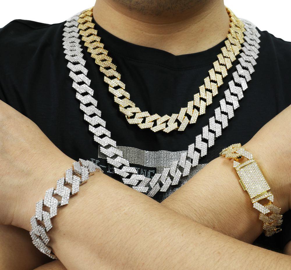 Sharp 19MM Cuban Iced Out Chain