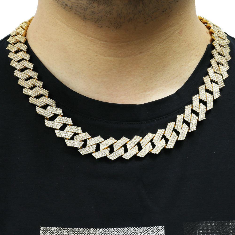 Sharp 19MM Cuban Iced Out Chain