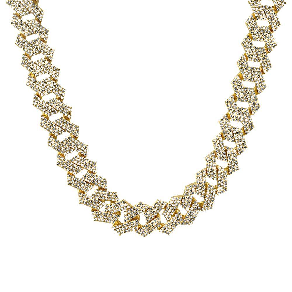 Sharp 19MM Cuban Iced Out Chain
