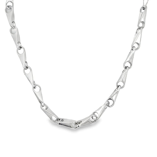 Spear Link Chain .925 Sterling Silver