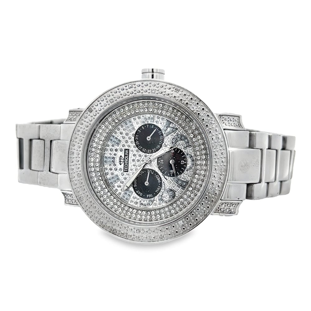 Sport Dial Real Diamond Watch